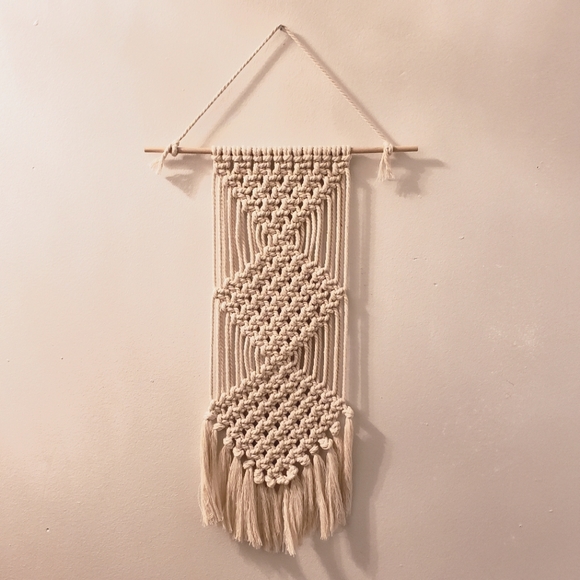Handmade Boho Macrame Wall Hanging - Picture 1 of 5